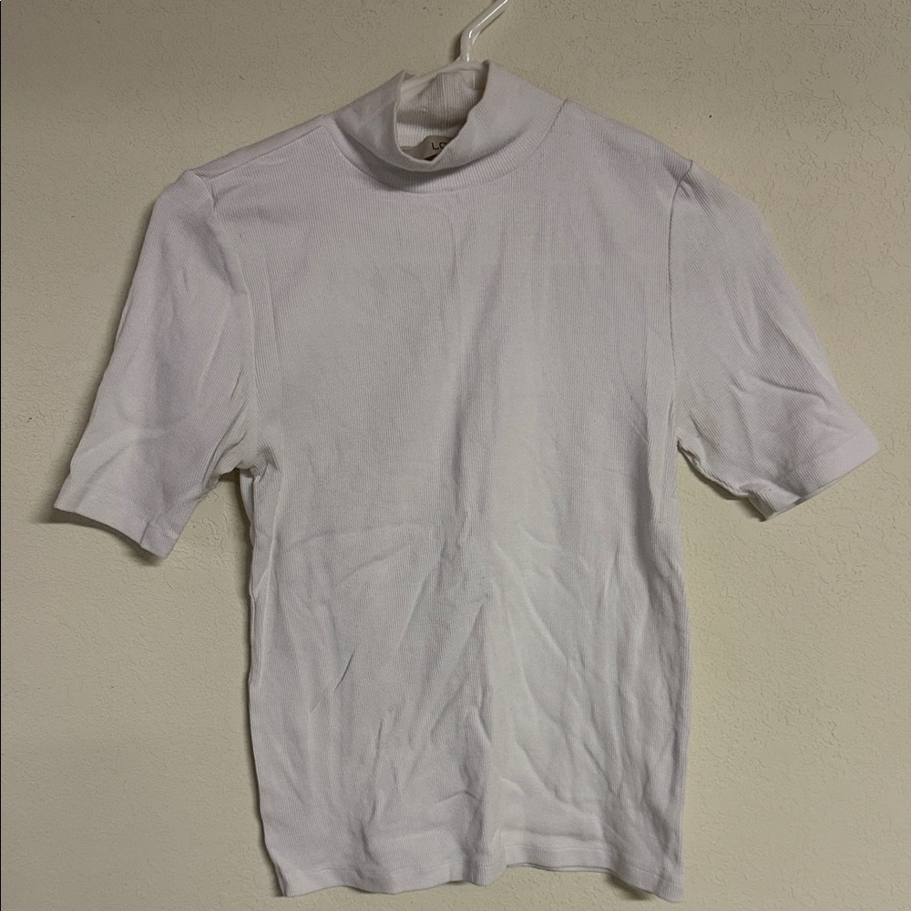 LOFT White Short Sleeve Women's Tee